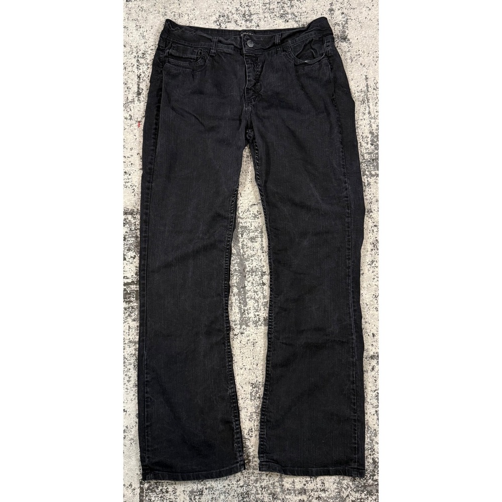 Riders by Lee Womens 16L Black Stretch Bootcut Jeans Mid Rise